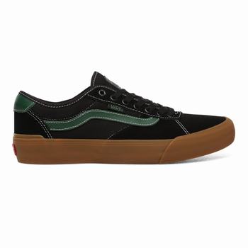 Damske Skate Obuv Vans Chima Pro 2 Čierne/Tmavo Zelene VA23ADSJE